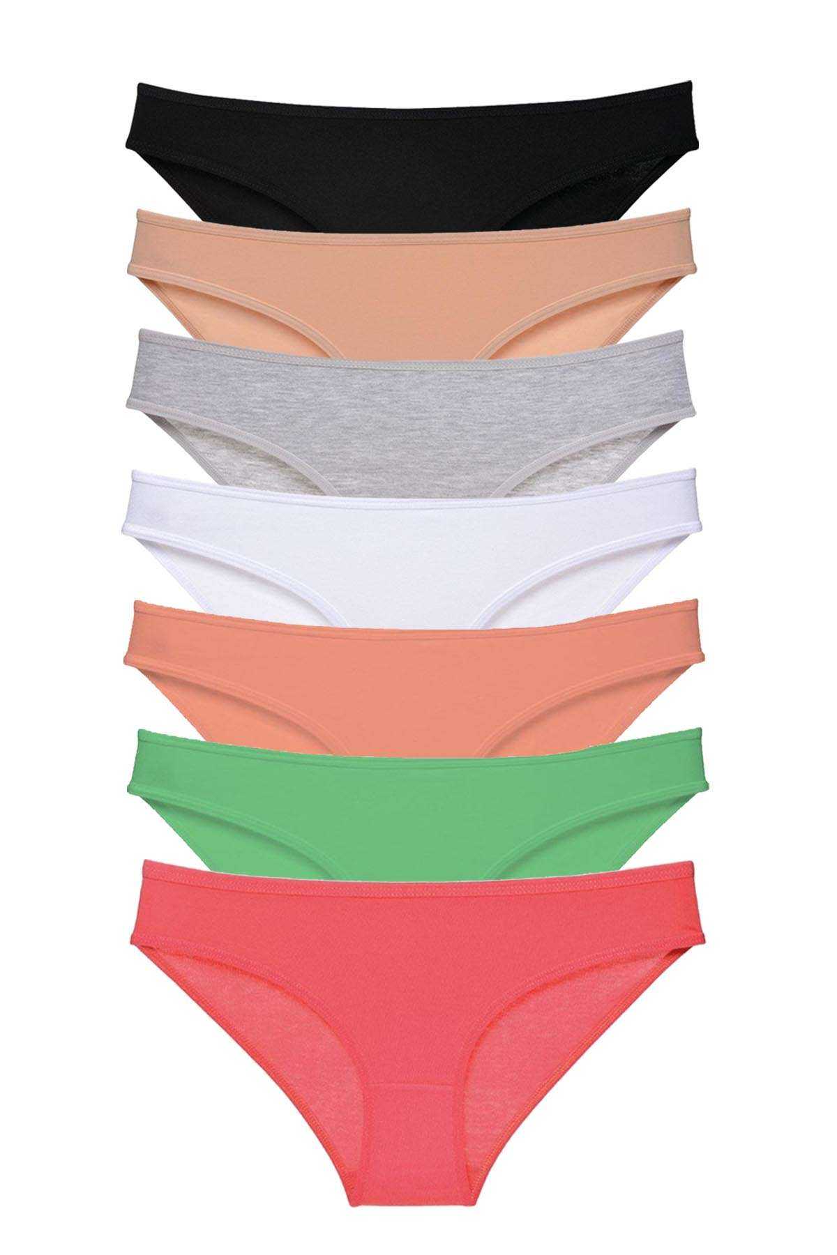 7pcs Super Eco Set Lycra Women Slip Panty Set 7