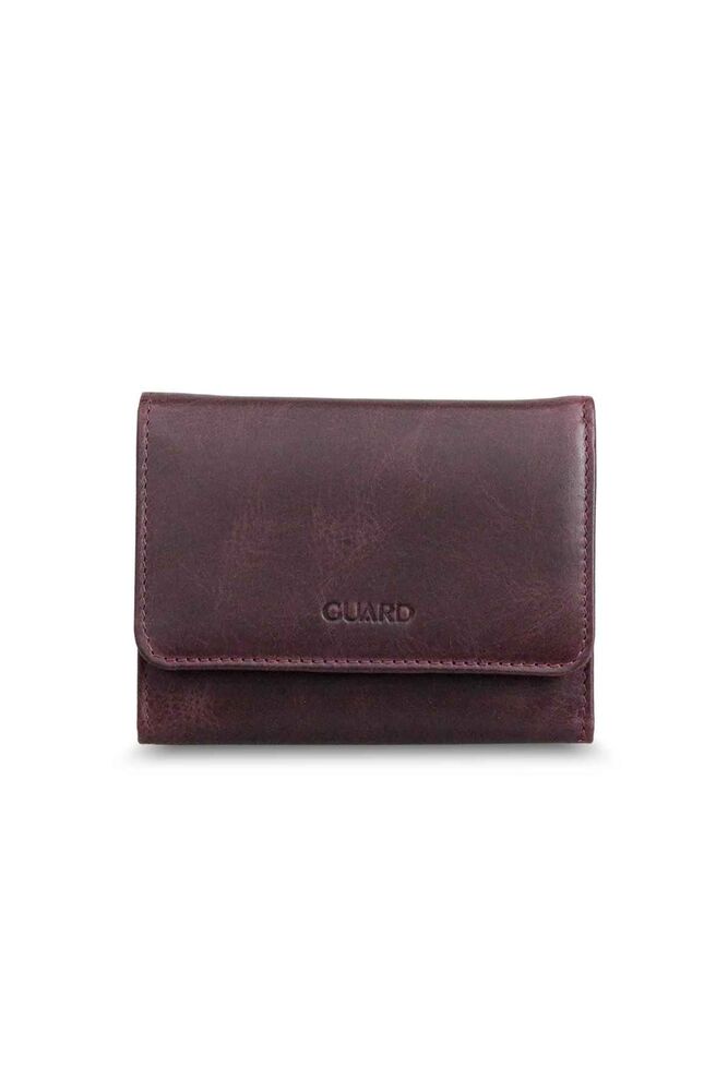 Crazy Burgundy Women's Wallet with Coin Compartment