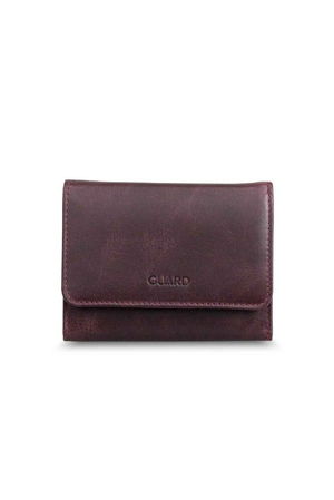 Crazy Burgundy Women's Wallet with Coin Compartment