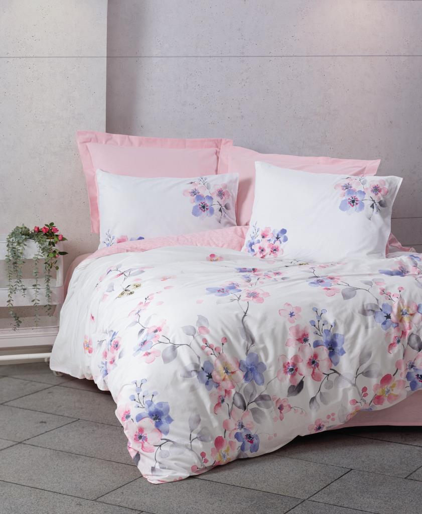 Ranforce Duvet Cover Set Double Jayda Pink