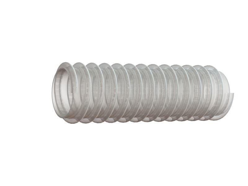 Sertsan 5/8 LLS Transparent Spiral Hose 2 Meters