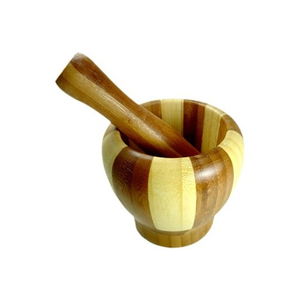 Bamboo Mortar (Wooden) Large