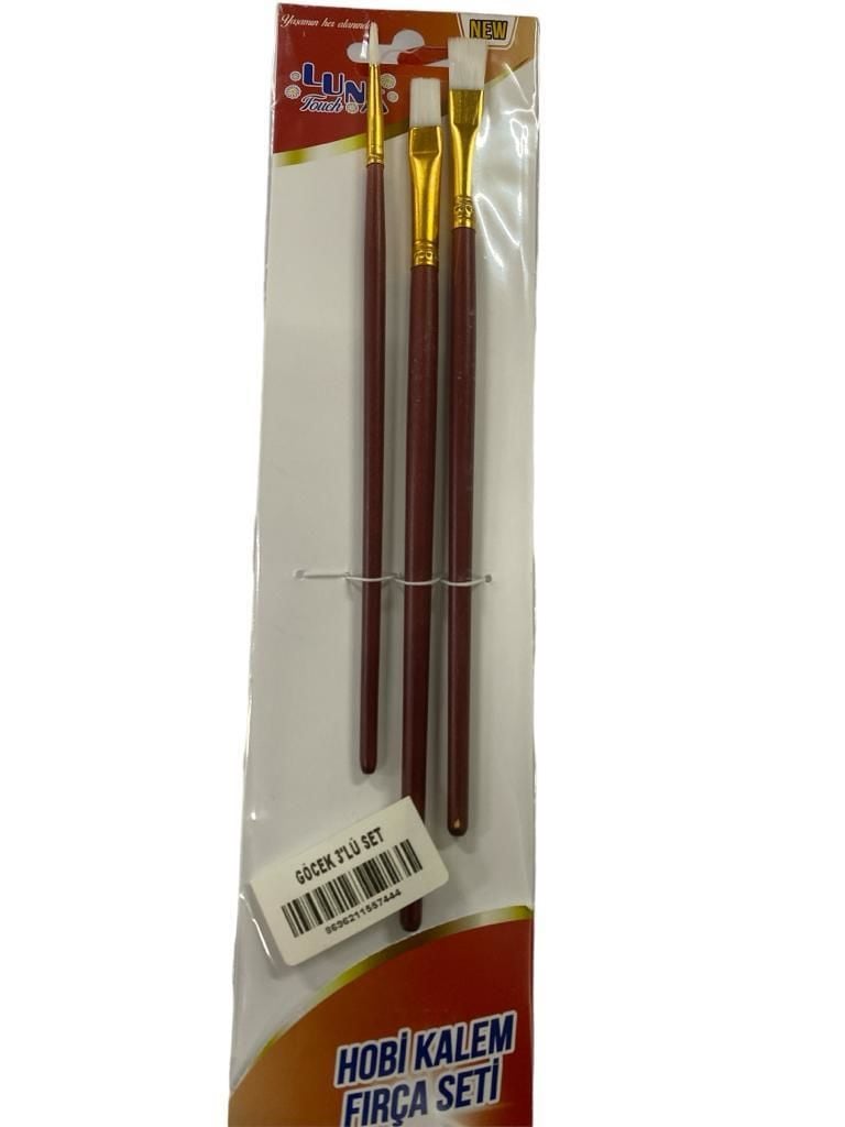 Luna Gocek Hobby Pen Brush Set 3 Piece