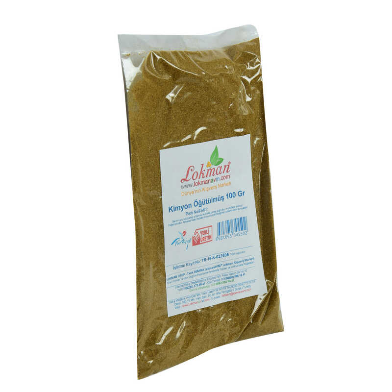 Cumin Ground Edible 100 Gr Package