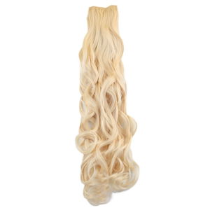 Kanekalon Fiber Synthetic Wavy 8 Piece Hair Snaps / Platinum