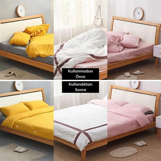 8 Pieces Mushroom Model Duvet Cover And Sheet Holder Stabilizer