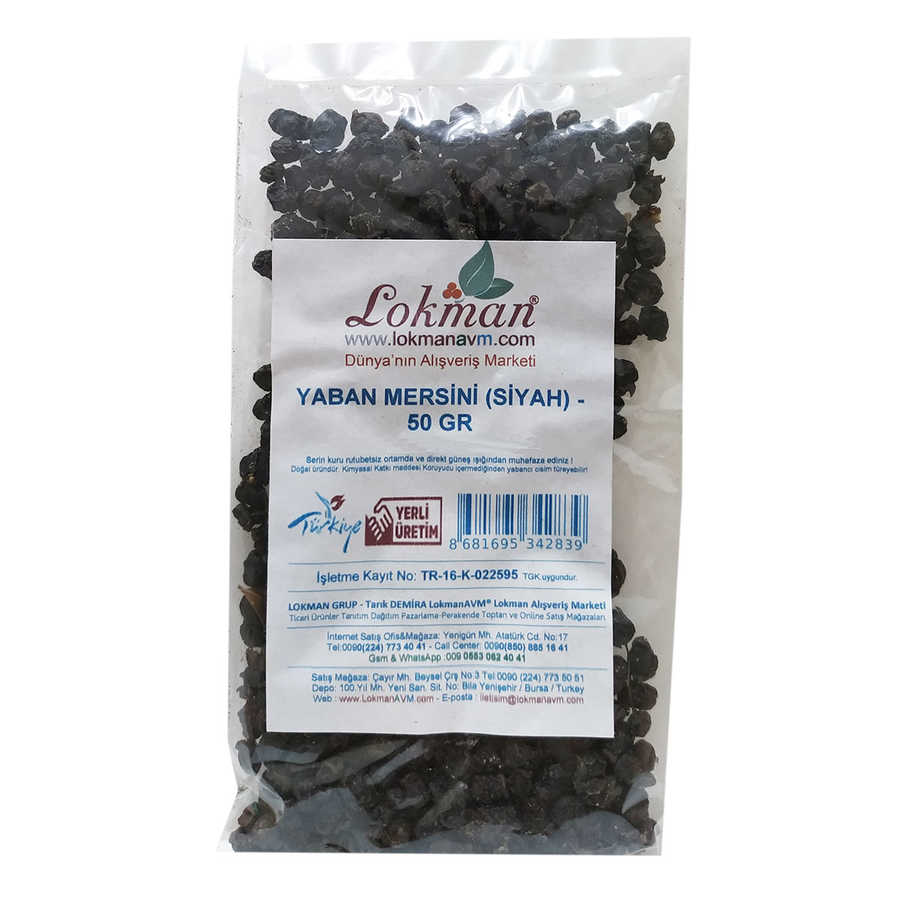 Natural Bitter Blueberry Black 50 Gr Pack