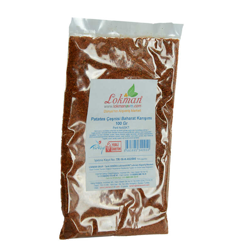 Fried Potato Spice Seasoning Mix 100 Gr Package