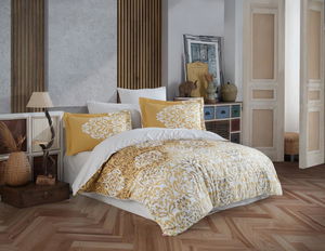 Double Poplin Duvet Cover Serenity Gold