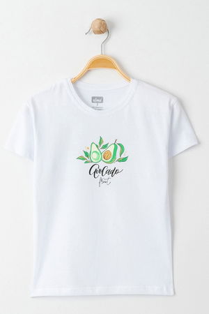 3-7 Years Printed Kids T-Shirt White