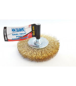 Hawk HA10131 Pin Yellow Wire Circular Brush 60x8 mm