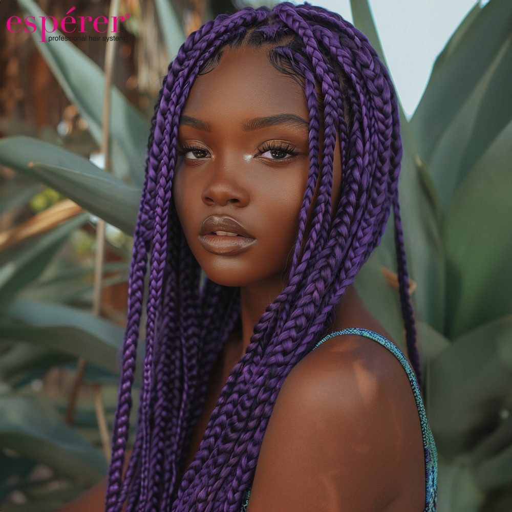 Synthetic Braiding Hair Esperer 100 Gr. / Ashy Purple