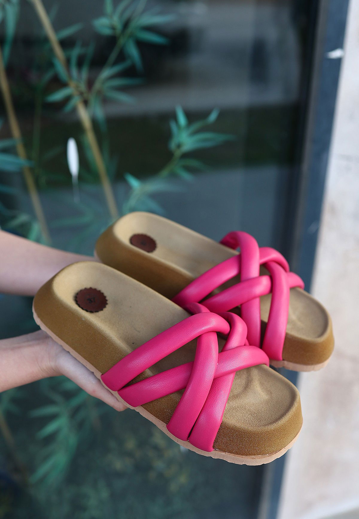 Fuchsia Skin Slippers