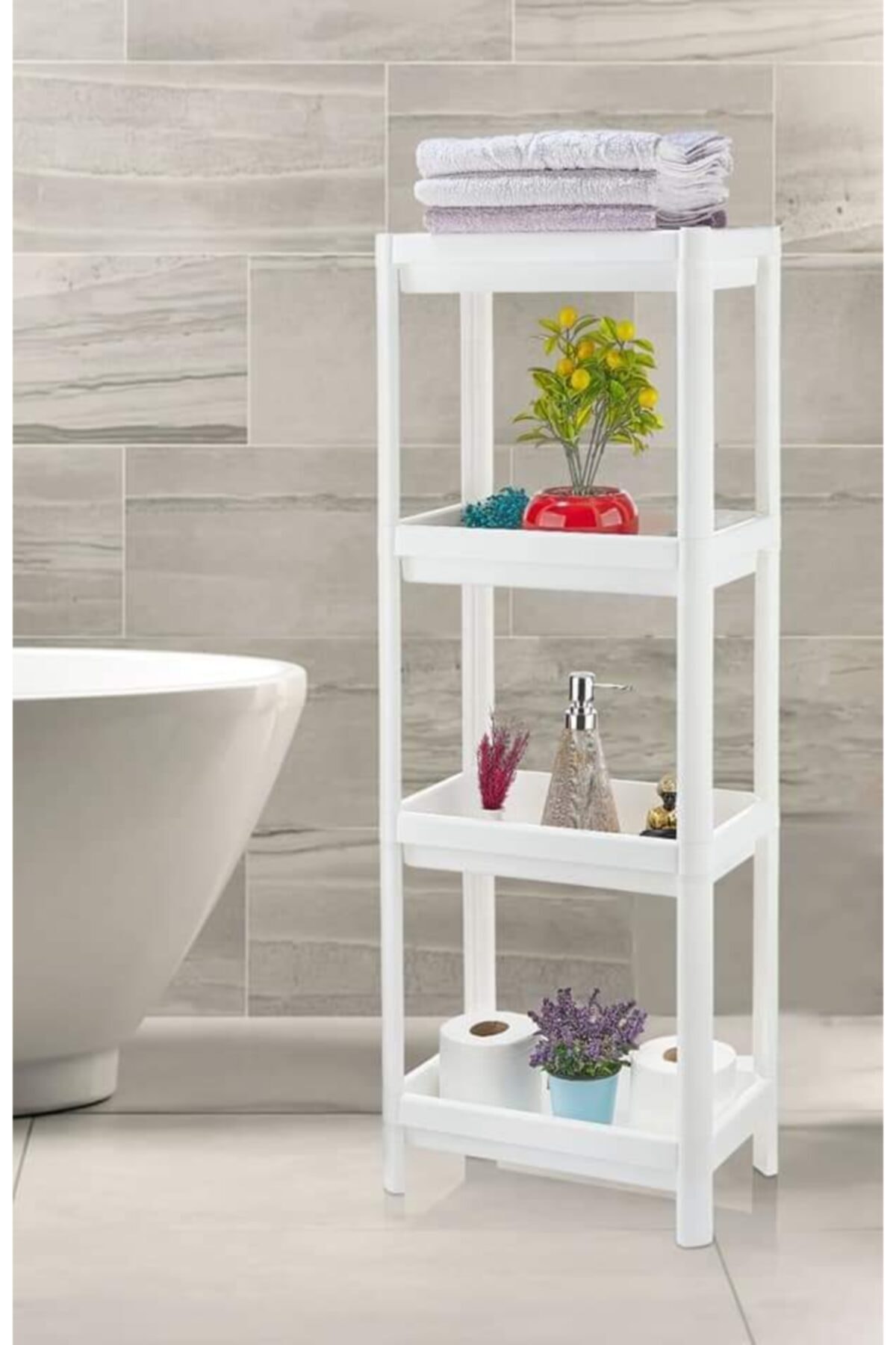 Shelf 3 Tier Shelving Unit - Kitchen - Bathroom Storage Rack