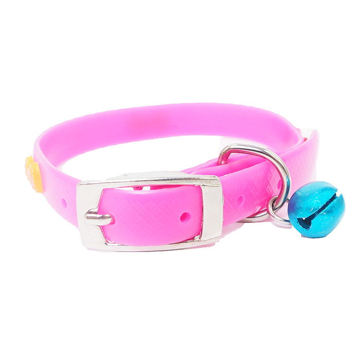 Silicone Cat Dog Collar with Rattle