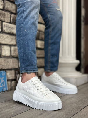 White High-top Men's Sneakers