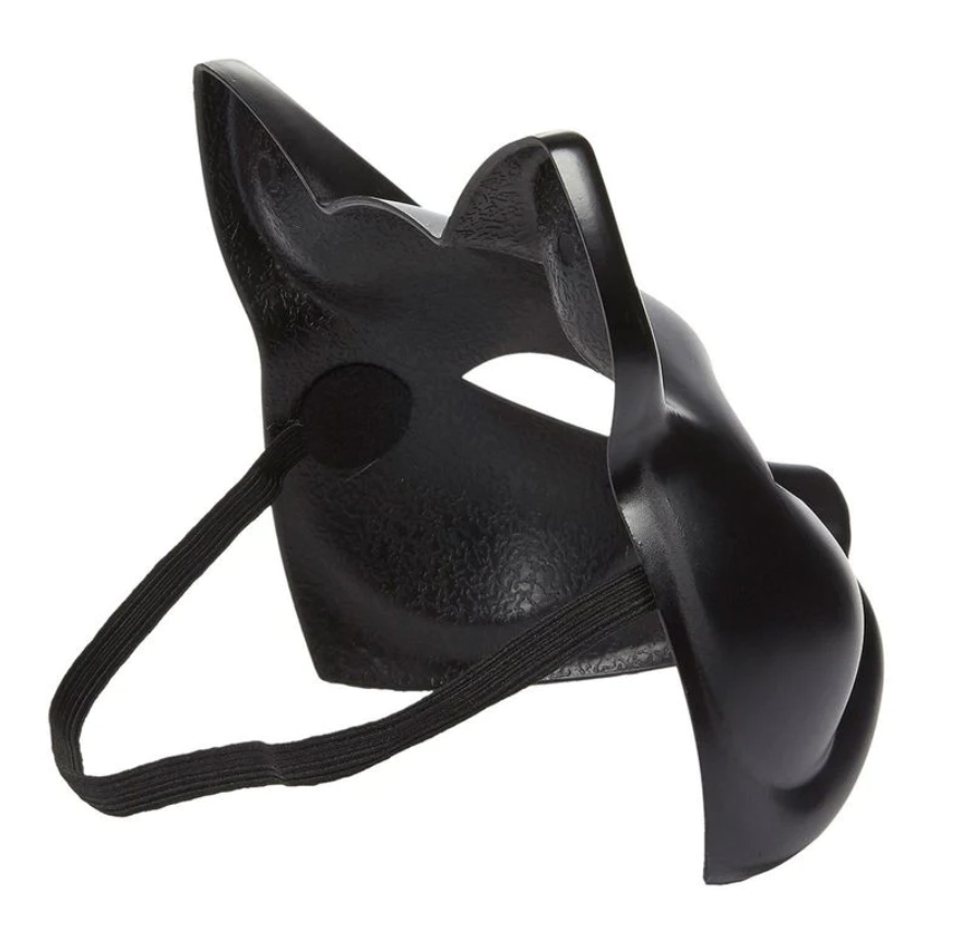 Black Color Luxury Cat Mask 12x13 cm