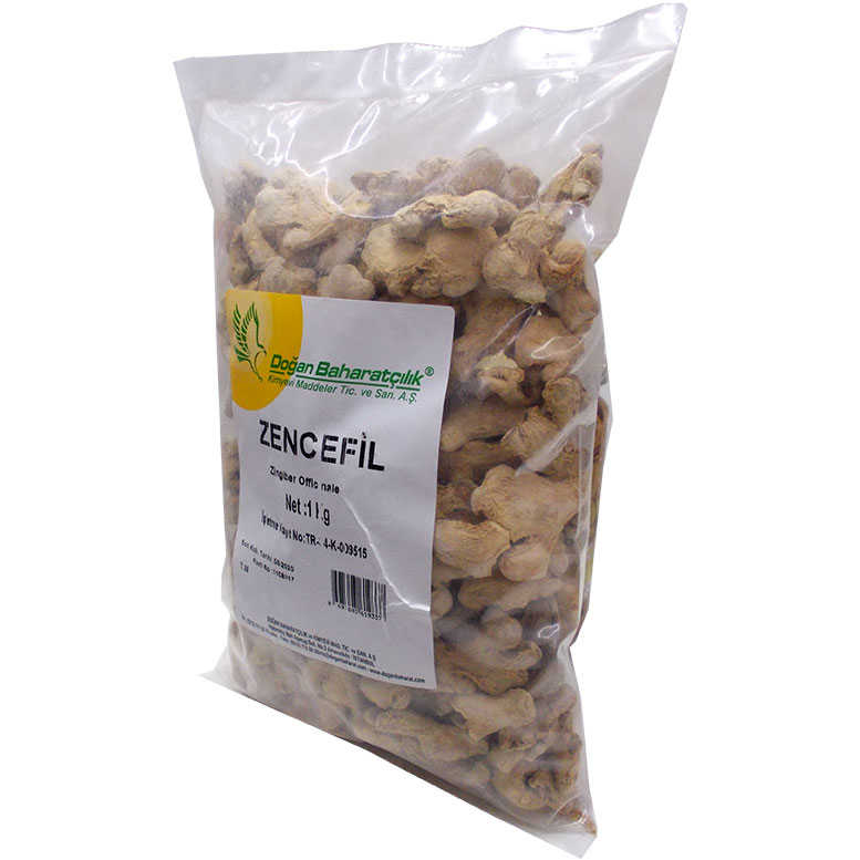 Ginger Root Grain Natural 1000 Gr Package