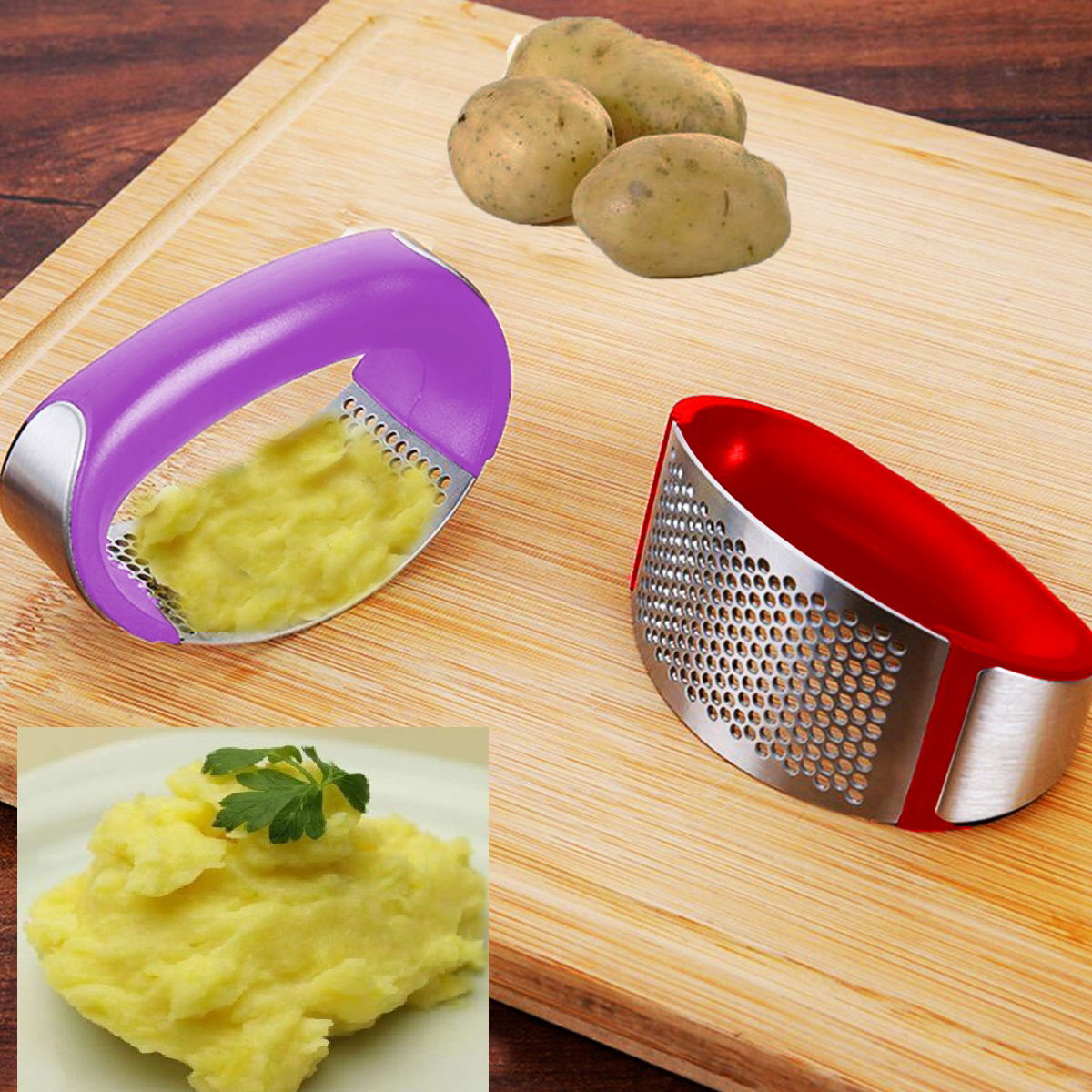 Practical Mashed Potato Maker - Stainless Steel