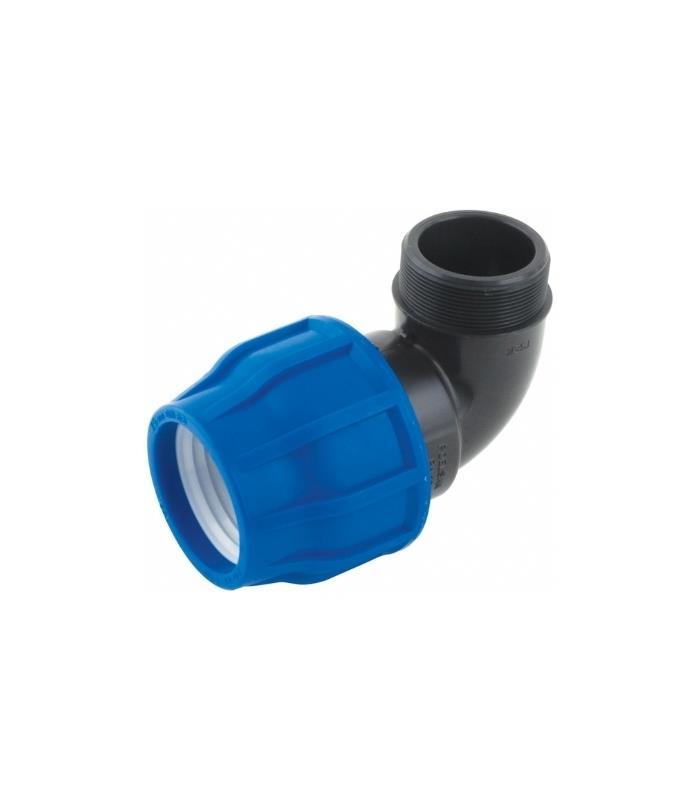 Poelsan Blue 40X1 1/4 Male Elbow