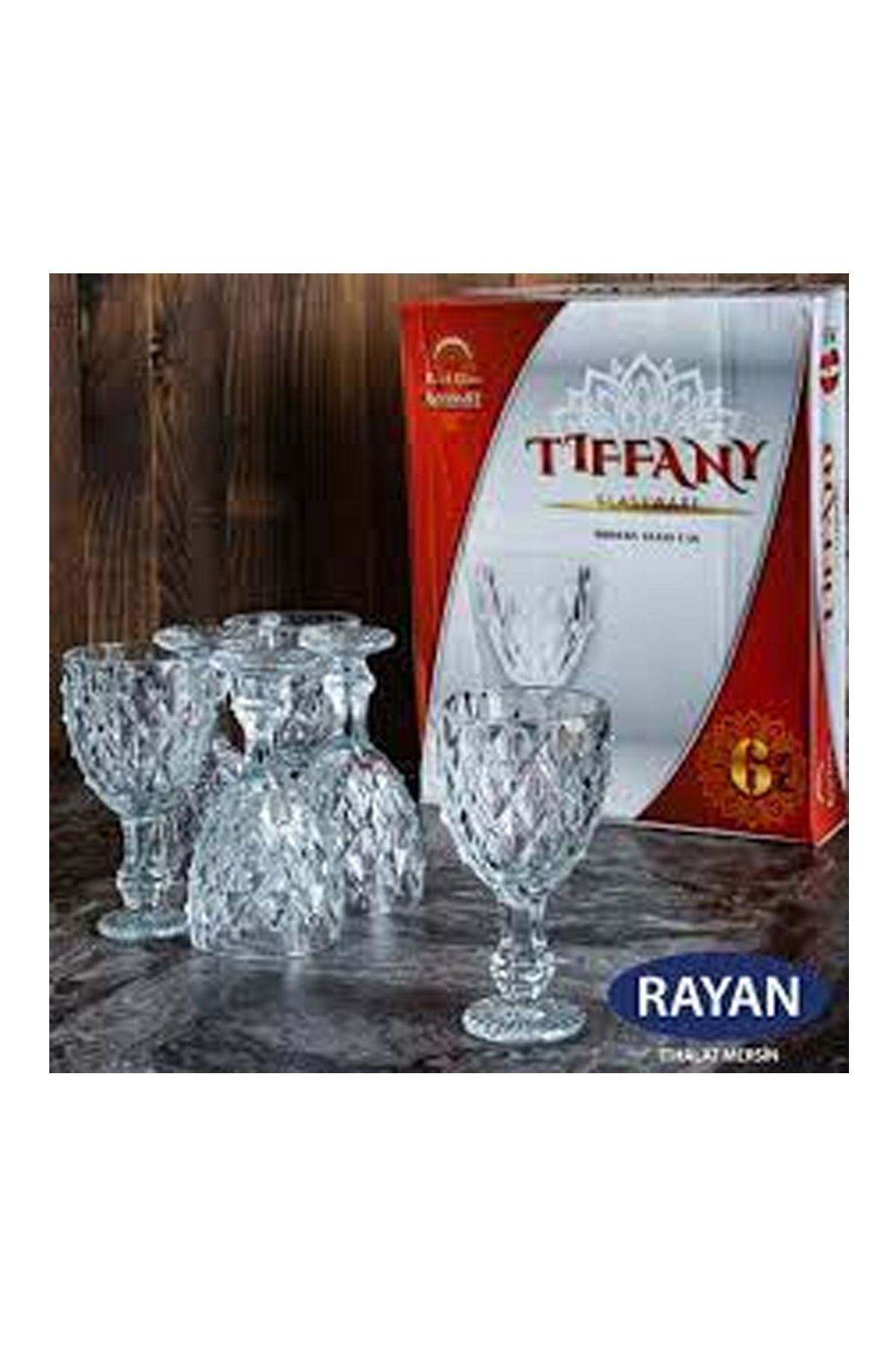 Rayan Tiffany 6-Piece Luxury Standing Tumbler