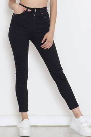 Narrow Leg Jeans Navy Blue1