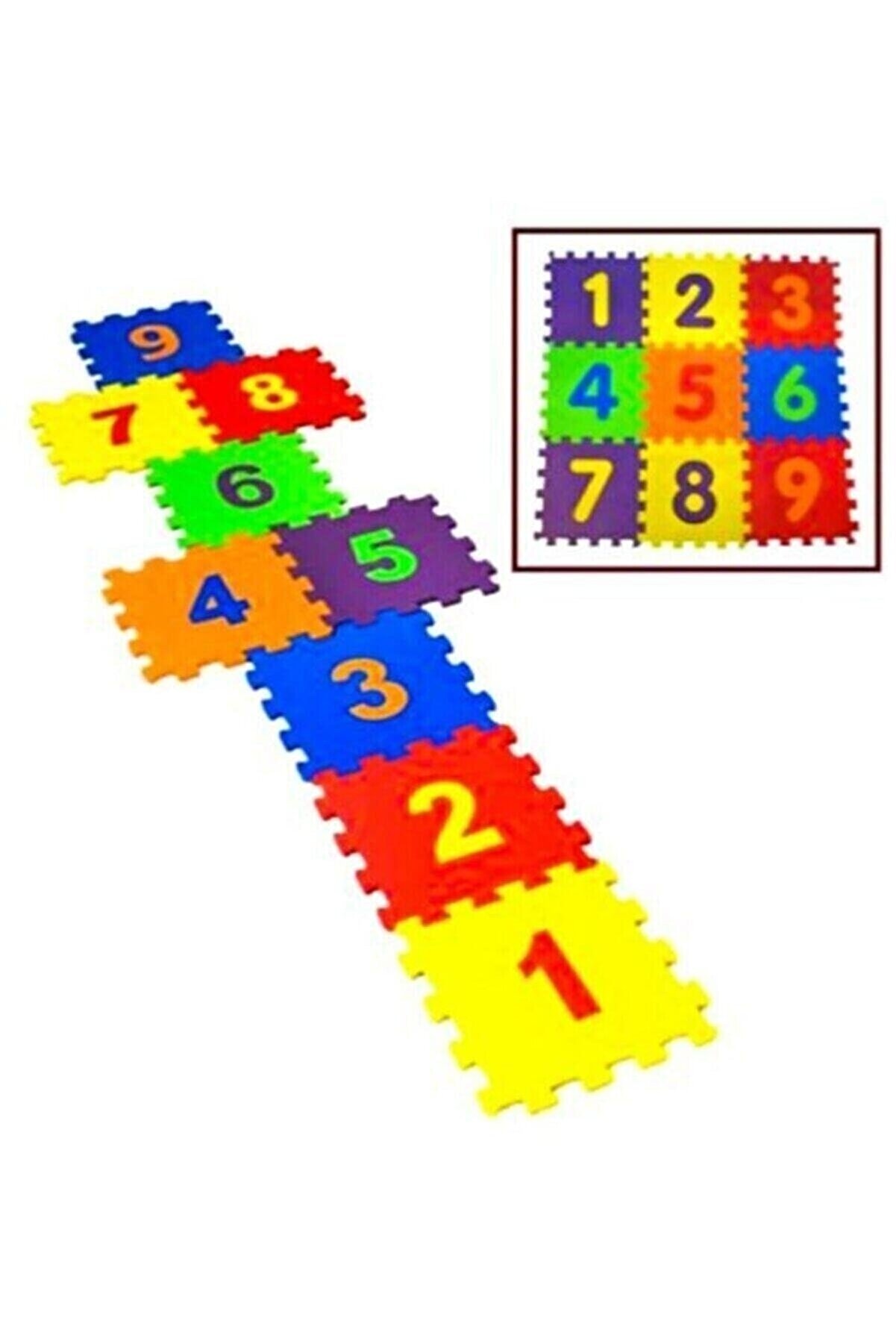 9 Piece Big Size Numbered Numbered Sponge Structure Play Tile Floor Mat Puzzle Jigsaw Puzzle