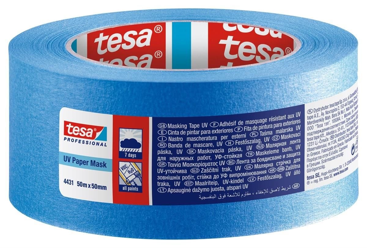 Tesa 4431 Outdoor Tape Blue 50 mm 50 Meters