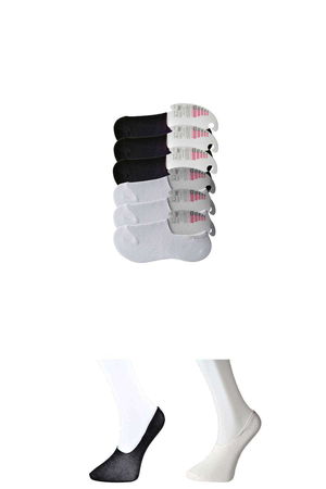 Black and White Women's Babet Socks 6 pairs