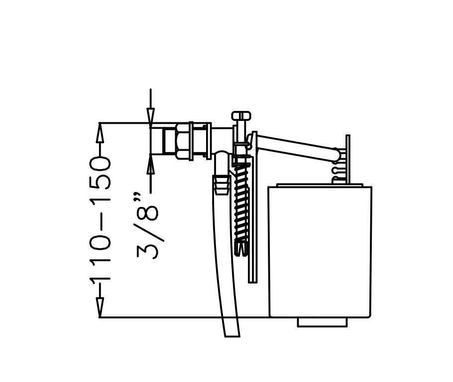 Japar 3/8 Shock Closure Floater