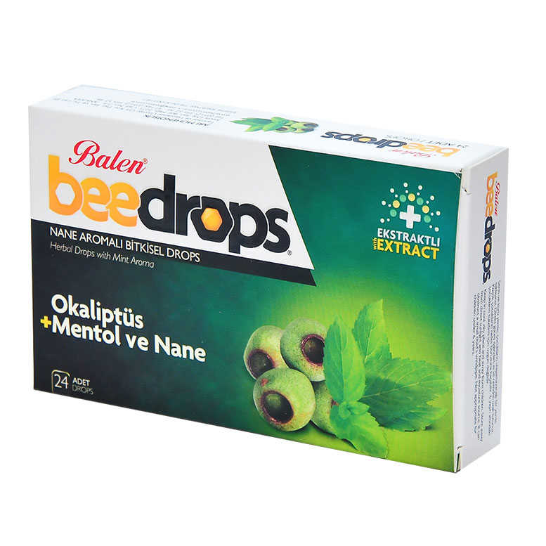 Mint Flavored Herbal Drops 24Pcs