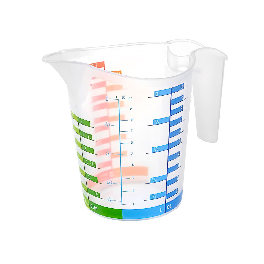 Measuring Cup Graduated Colorful 1000 ML