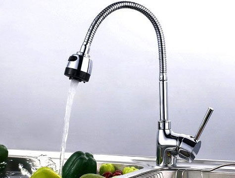 2 Function Spiral Faucet Spout with Swivel Head