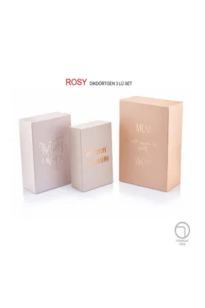 Gıpta Rosy Rectangle 3-Piece Gift Box Set 4-Bx20610-2161