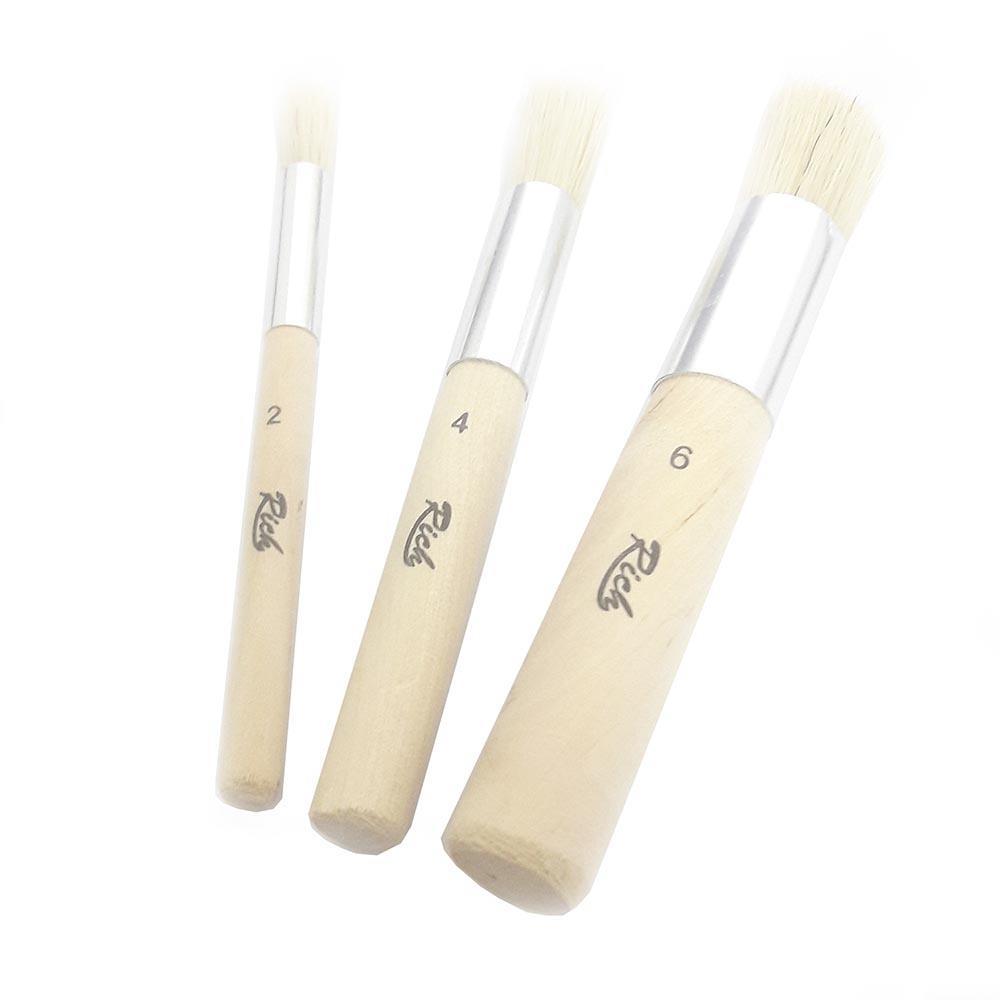 Rich Stencil 3 Piece Brush Set