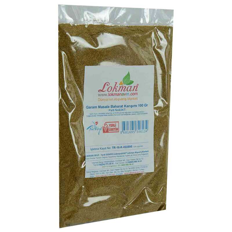 Garam Masala Spice Mix 100 Gr Package