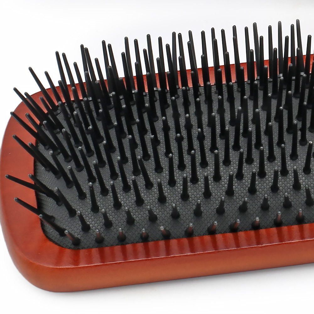 Wooden, Bunless and Brown Special Hair Detangling Brush / JT8586/BROWN