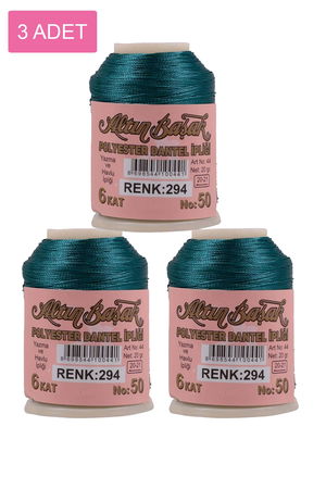 3 Pieces Altinbasak Oya and Lace Floss 20 gr - Turk - No: 294