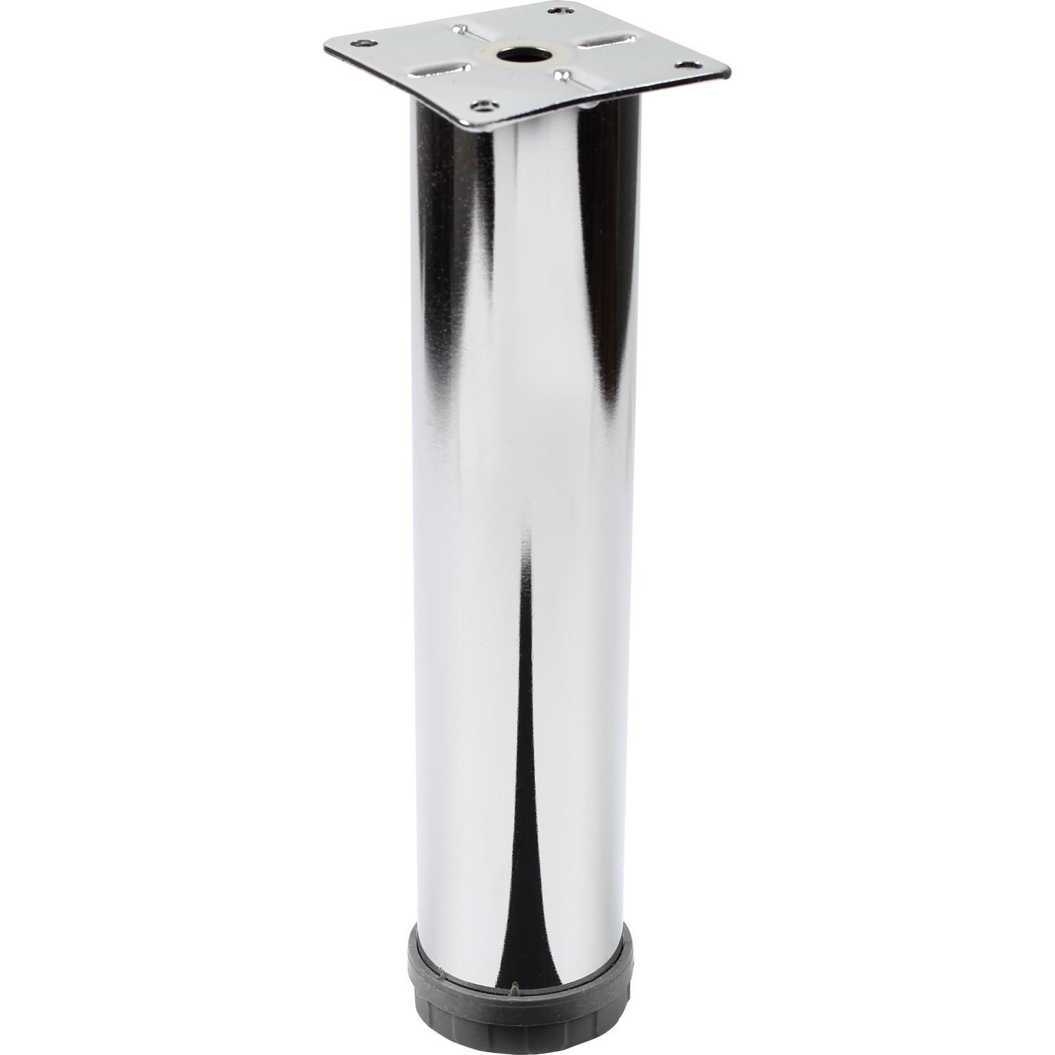 Metal Chrome Leg 42 mm Diameter 10 cm Height