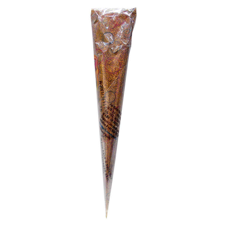 Tattoo Cone Henna Orange Silvery Approx. 25 Gr