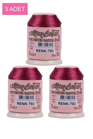 3 Pieces Altinbasak Oya and Lace Floss 20 gr - Turk - No: 793