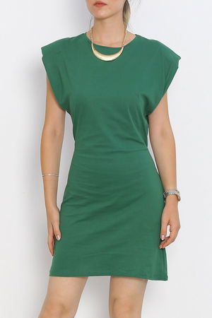 Belted Suprem Dress Green