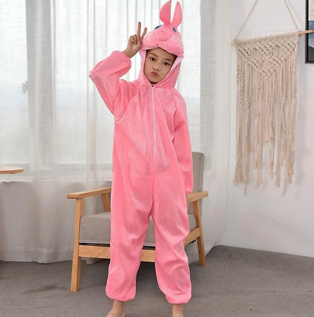 Kids Rabbit Costume Pink Color 4-5 Years 100 cm