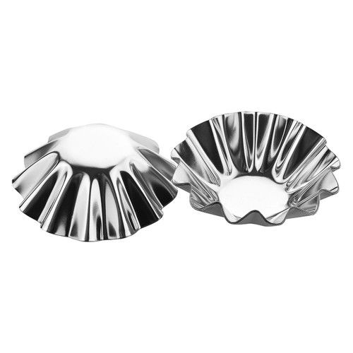 Stainless Steel Metal Cake Mold - 6 Pieces