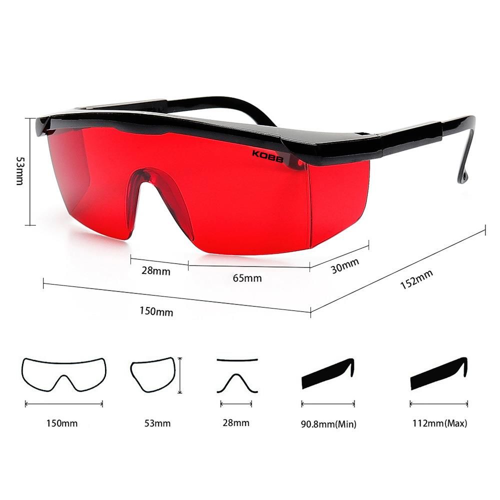 Kobb KBL1R Red Laser Goggles