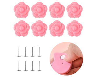 Rose Patterned Quilt Fixing Apparatus Practical Stabilizer 8 Pcs