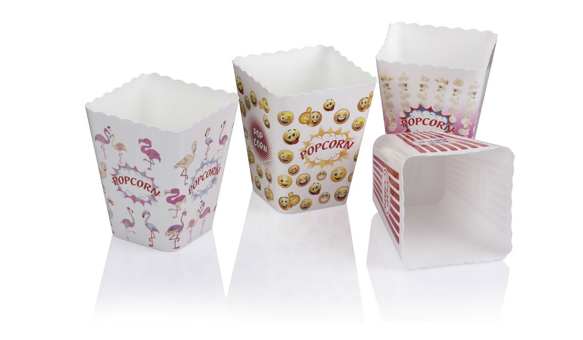 Popcorn Corn Bucket - Square