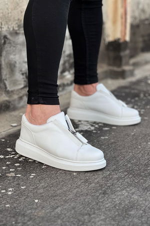 0 White Skin Men's Casual Shoes