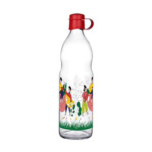 Frido Patterned Glass Drinker 1000 ML