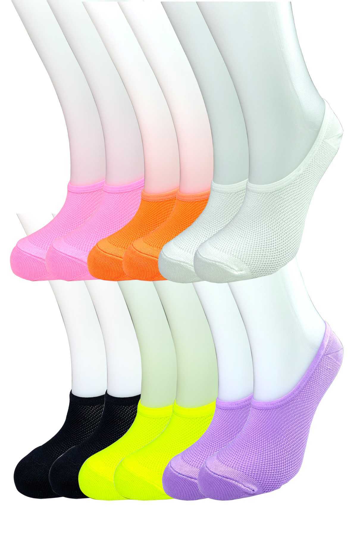 12 Pcs Vibrant Color Women's Sports Ballet Socks